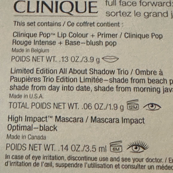 CLINIQUE Full Face Forward Nude Mood Makeup 5 Piece Set - Picture 8 of 11